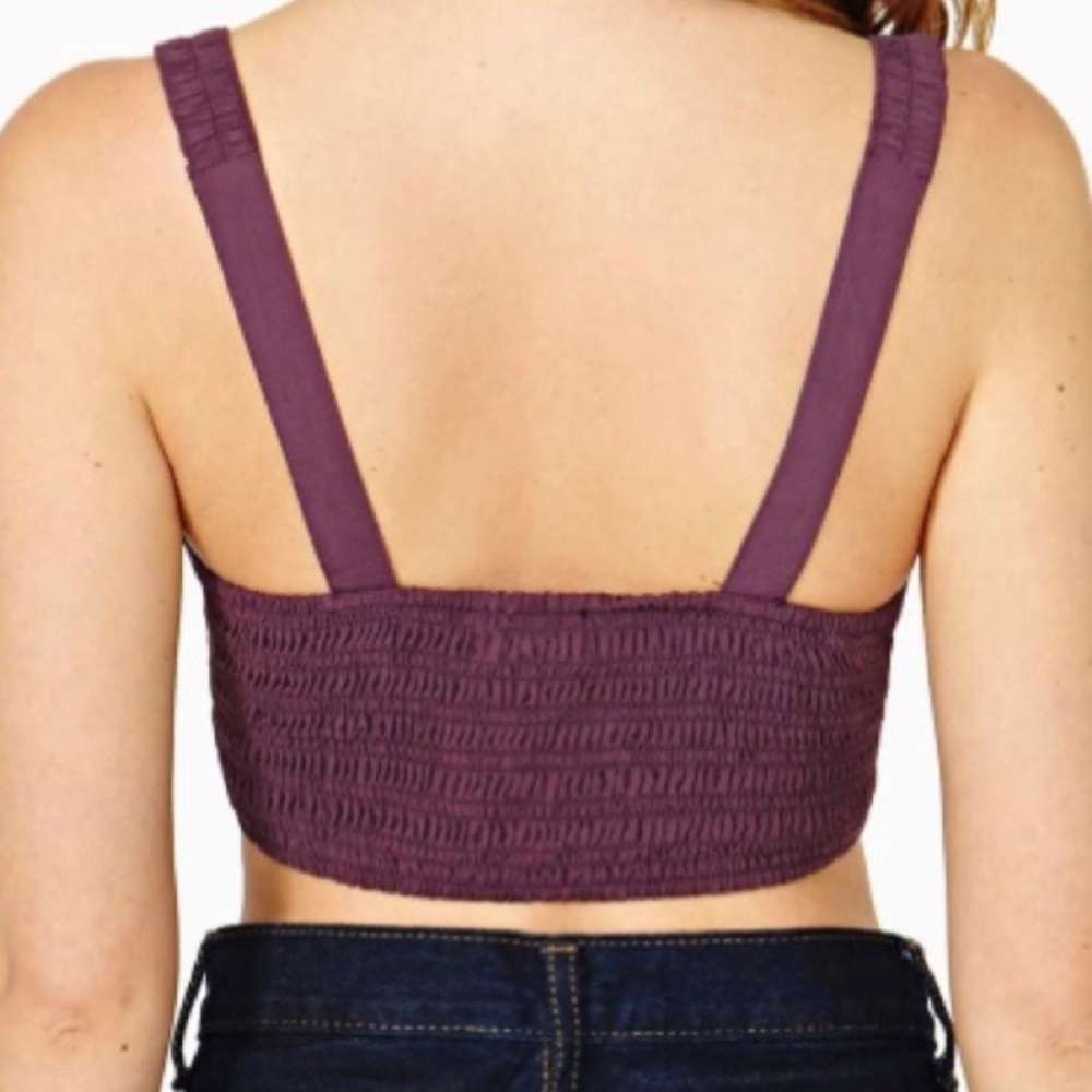 Honey Punch Button-Up Crop Top - Picture 4 of 8